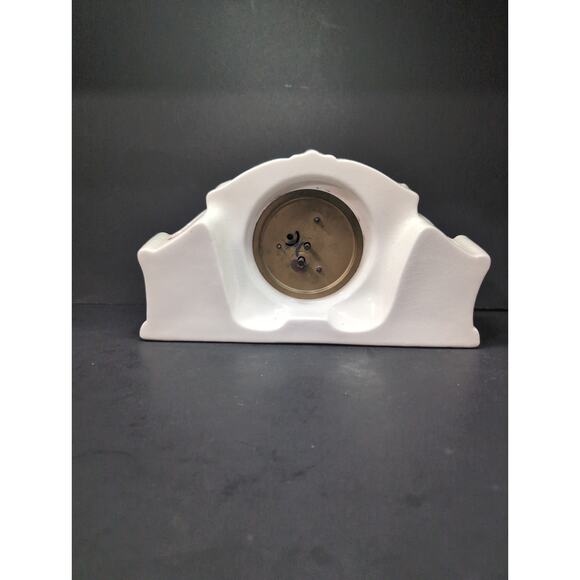 Lanshire Electric Rose Mantle Clock With Candle Holders, Vintage, Read Desc - Picture 3 of 9